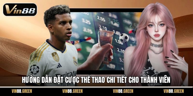 Hướng dẫn đặt cược thể thao chi tiết cho thành viên