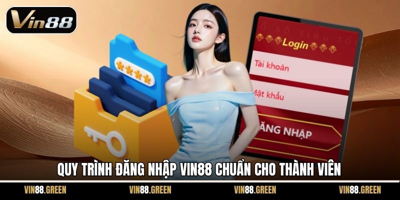 Quy trình đăng nhập Vin88 chuẩn cho thành viên